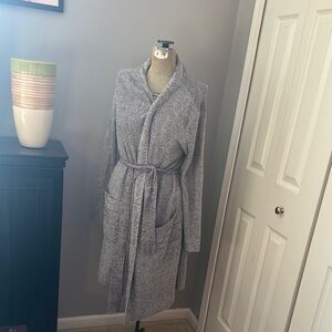 Barefoot Dreams Soft Heathered Gray Robe